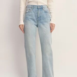 Everlane High Rise Straight Jeans 28